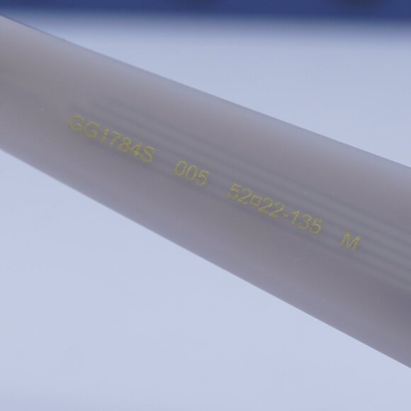 Gucci GG1784S 005 Cat Eye Sunglasses - Light Grey/Smoke - Picture 7 of 11